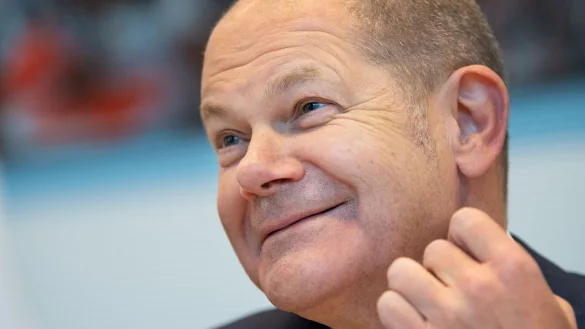 Fr&uuml;her unsportlich, heute findet Scholz Spa&szlig; beim Sport. (Archivbild) - &copy; Monika Skolimowska/dpa-Zentralbild/dpa