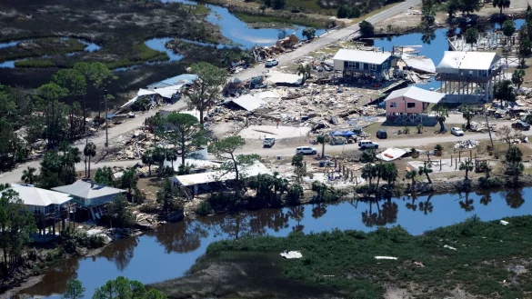 Erst vor wenigen Tagen w&uuml;tete &bdquo;Helene&ldquo; im S&uuml;dosten der USA, hinterlie&szlig; immense Zerst&ouml;rung und forderte weit mehr als 200 Tote. - &copy; Susan Walsh/AP/dpa