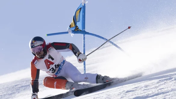 Marcel Hirscher feierte in S&ouml;lden sein Comeback im alpinen Ski-Weltcup. - &copy; Jean-Christophe Bott/KEYSTONE/dpa