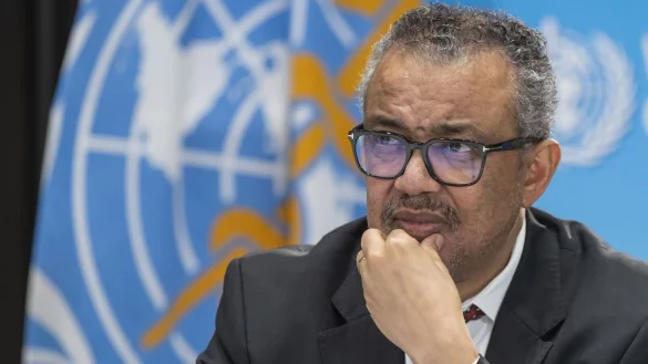 WHO-Chef Tedros sorgt sich um die Lage im Norden Gazas. (Archivbild) - &copy; Martial Trezzini/Keystone/dpa