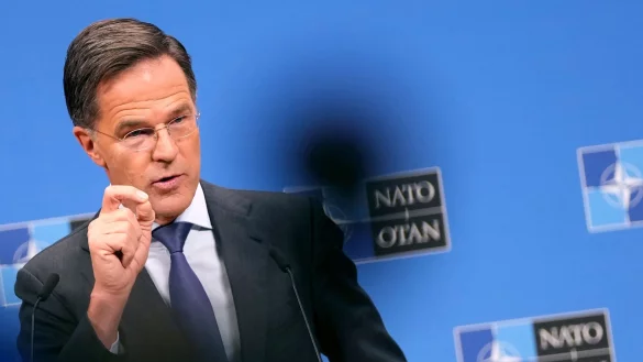 Nato-Generalsekretär Mark Rutte hält deutlich höhere Verteidigungsausgaben für notwendig. (Archivbild - © Virginia Mayo/AP