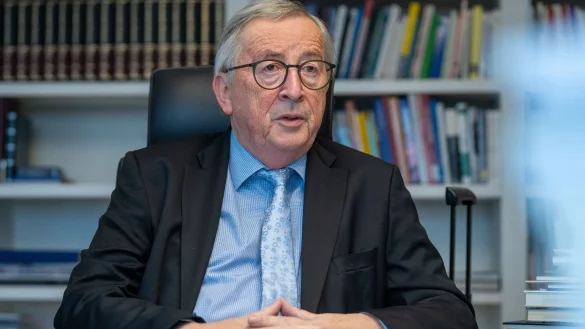 Jean-Claude Juncker vermisst einen klaren proeurop&auml;ischen Kurs der Bundesregierung. - &copy; Harald Tittel/dpa