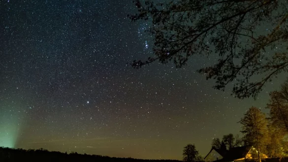 Der Sternenhimmel bietet zum Jahreswechsel ein prächtiges Schauspiel. (Symbolbild) - © Patrick Pleul/dpa-Zentralbild/dpa