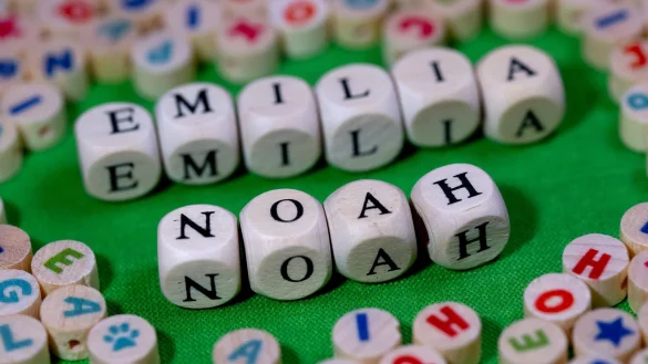 In Nordrhein-Westfalen sind Emilia und Noah die beliebtesten Vornamen für Babys. (Foto Illustration) - © Sven Hoppe/dpa