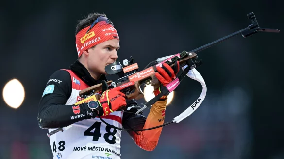 Philipp Horn wird im Sprint von Le Grand-Bornand bester Deutscher. - &copy; Hendrik Schmidt/dpa