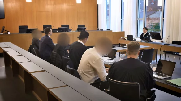 Im Prozess kommen auch die Zust&auml;nde in Schlachth&ouml;fen zur Sprache. - &copy; Karl-Josef Hildenbrand/dpa