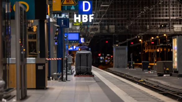 Nach Rauchentwicklung an einem Gleis sind Teile des Hauptbahnhofs in Köln gesperrt. (Archivbild) - © Thomas Banneyer/dpa