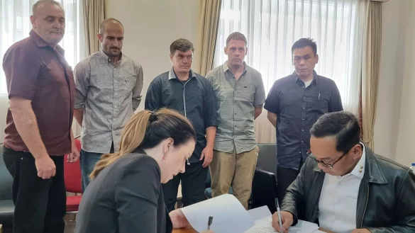 Die beiden Anführer der Gruppe waren hingerichtet worden. - © Indonesian Coordinating Ministry/Indonesian Coordinating Ministry for Legal, Human Rights, Immigration and Correctional Affairs via AP/dpa