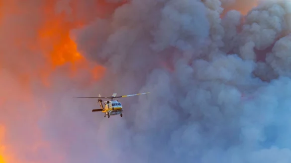 Die Brände in Malibu toben weiter. - © Jill Connelly/ZUMA Press Wire/dpa