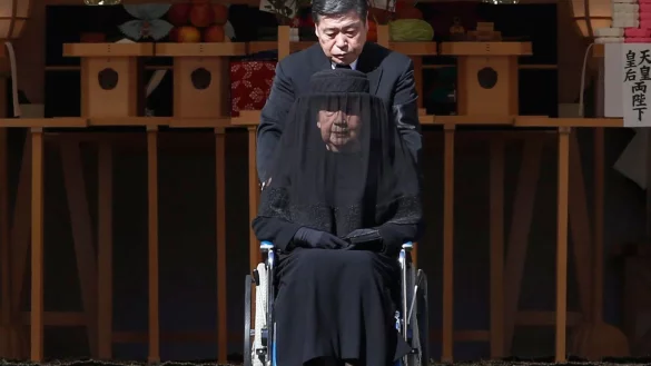 Yuriko trauerte 2016 um ihren Ehemann Mikasa. (Archivbild) - &copy; Toru Hanai/epa/dpa