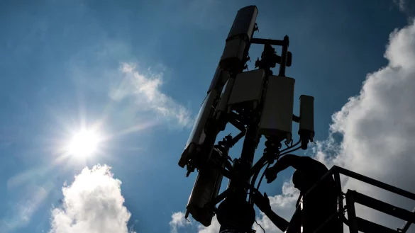 Die Deutsche Tellekom m&ouml;chte im Sommer 2028 das veraltete GSM-Netz abschalten (Archivfoto). - &copy; Matthias Balk/dpa