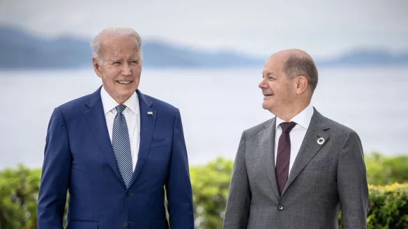 Es gibt einen neuen Termin f&uuml;r den Deutschlandbesuch von US-Pr&auml;sident Joe Biden - schon in wenigen Tagen. - &copy; Michael Kappeler/dpa