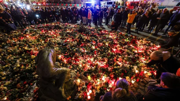 Magdeburg trauert. - © Jan Woitas/dpa