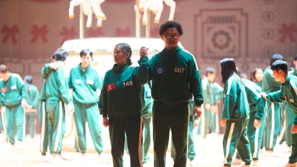 Die südkoreanische Thriller-Serie «Squid Game» ist bis heute die erfolgreichste Netflix-Produktion (Handout). - © No Ju-Han/Netflix/dpa