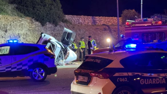 Bei einem Unfall auf Menorca gab es mehrere Tote (Handout-Foto). - &copy; Tolo Mercadal/dpa