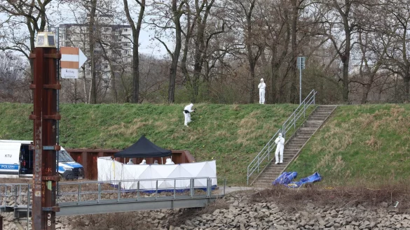 Ermittler bei der Arbeit: Mehrere Monate nach dem Fund eines toten 15-Jährigen hat das Landgericht Köln Urteile gesprochen. (Archivbild) - © Sascha Thelen/dpa