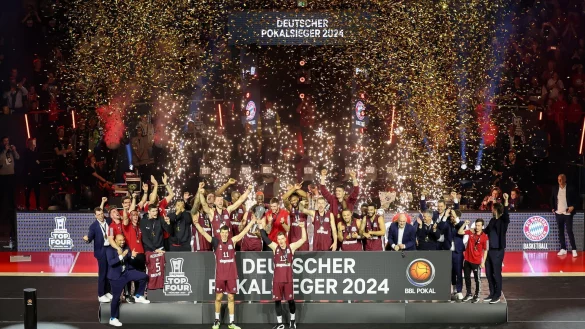 Der Basketball-Pokalsieger soll ab spätestens 2027 in Düsseldorf gekürt werden. - © Daniel Löb/dpa
