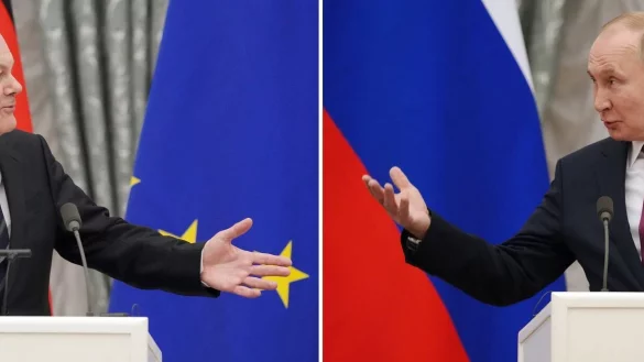 Scholz und Putin telefonierten das erste Mal seit fast zwei Jahren wieder miteinander. (Archivbild) - &copy; Kay Nietfeld/dpa