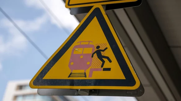 Ein 17-J&auml;hriger will eine Abk&uuml;rzung zur S-Bahn nehmen, st&uuml;rzt und f&auml;llt vor den einfahrenden Zug - &copy; Peter Kneffel/dpa