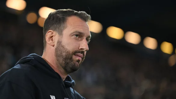 Mitch Kniat hat den SC Freiburg zuletzt als Topmannschaft gesehen. - &copy; Swen Pf&ouml;rtner/dpa