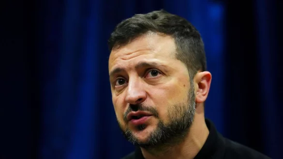 Selenskyj dankte den Menschen in der Region Sumy f&uuml;r die Verteidigung des Gebiets gegen den russischen Angriffskrieg. (Archivbild) - &copy; Sean Kilpatrick/The Canadian Press via AP/dpa