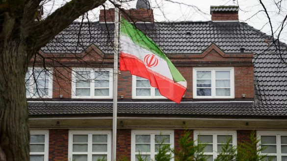 Das iranische Generalkonsulat in Hamburg wird geschlossen. - &copy; Gregor Fischer/dpa