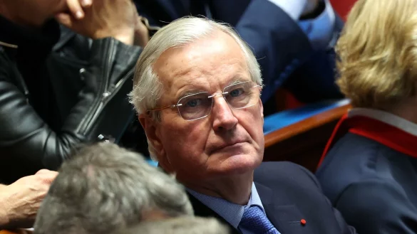 Premier Barnier ist an der ersten gro&szlig;en H&uuml;rde, dem Haushalt 2025, gescheitert. - &copy; Alain Jocard/AFP/dpa