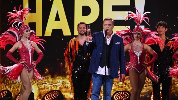 Bei einem Auftritt in Köln: Hape Kerkeling. (Archivbild) - © Henning Kaiser/dpa