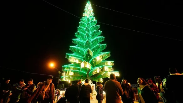 Christen feiern Weihnachten in Syrien. - © Hussein Malla/AP/dpa