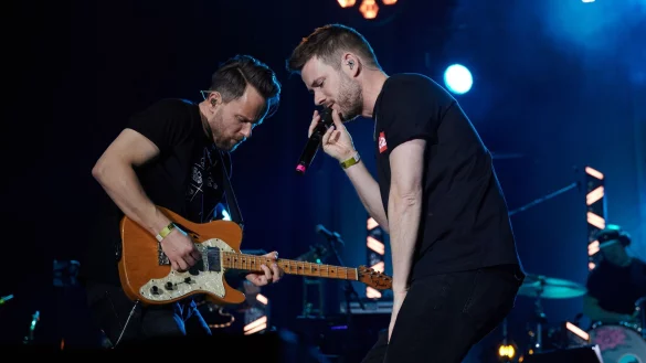 Ab 2026 will die Pop-Rock-Band Revolverheld eine Pause einlegen. «Wie lange? Wir werden es sehen.» (Archivbild). - © Annette Riedl/dpa