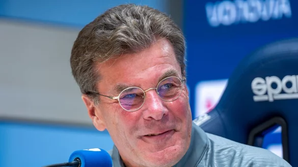 Bochums Trainer Dieter Hecking. - © David Inderlied/dpa