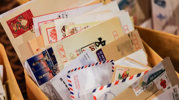 Auf den Wunschzetteln stehen unter anderem Dubai-Schokolade und Dinosaurier. - © Oliver Berg/dpa