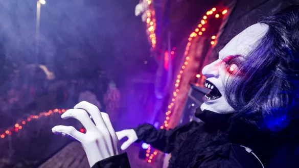 &laquo;S&uuml;&szlig;es oder Saures?&raquo; Die NRW-Polizei stellt sich darauf ein, dass manche Halloween-Streiche auch in diesem Jahr deutlich &uuml;ber das Ziel hinausgehen. (Symbolbild) - &copy; Christoph Reichwein/dpa