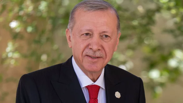 Der türkische Präsident spricht von einer neuen Realität in Syrien - © Michael Kappeler/dpa