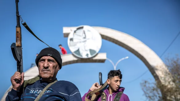 Auch nach dem Sturz Assads in Syrien bleiben Gebiete umkämpft. - © Sally Hayden/SOPA Images via ZUMA Press Wire/dpa