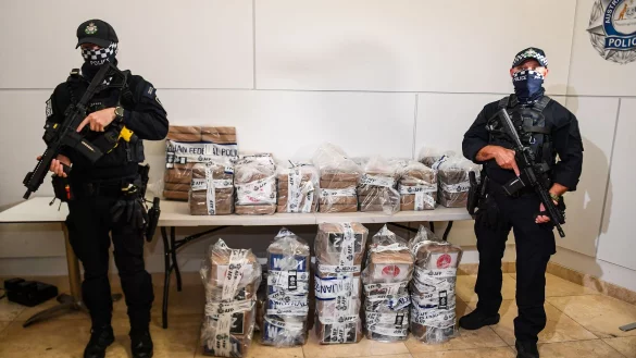 Die Drogen waren in 51 Ballen verpackt (Foto aktuell). - &copy; Jono Searle/AAP/dpa