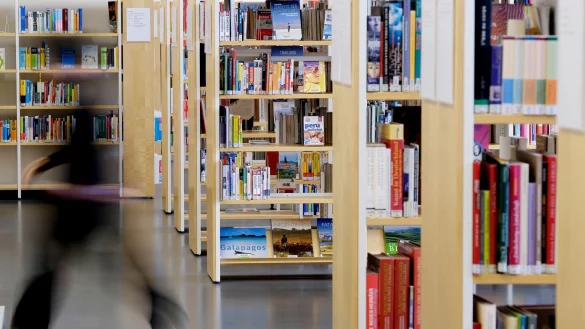 Bundesgericht urteilt über Sonntagsöffnung von Bibliotheken (Archivbild). - © Sebastian Willnow/dpa-Zentralbild/dpa