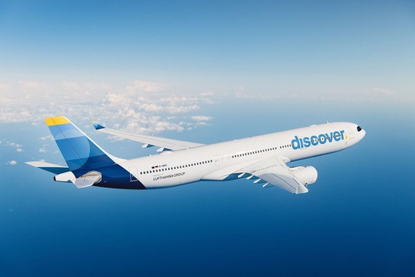 Ein Flugzeug der discover.airlines. - © discover.airlines/dpa