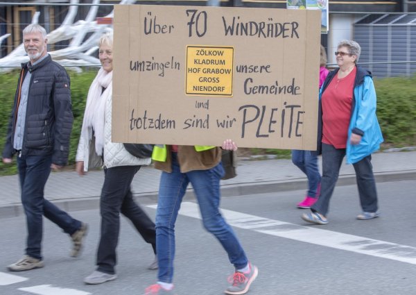 Protest - © Foto: Jens Büttner/zb/dpa