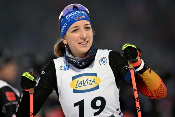 Franziska Preuß ist beim Sprint WM-Sechste geworden. - © Hendrik Schmidt/dpa