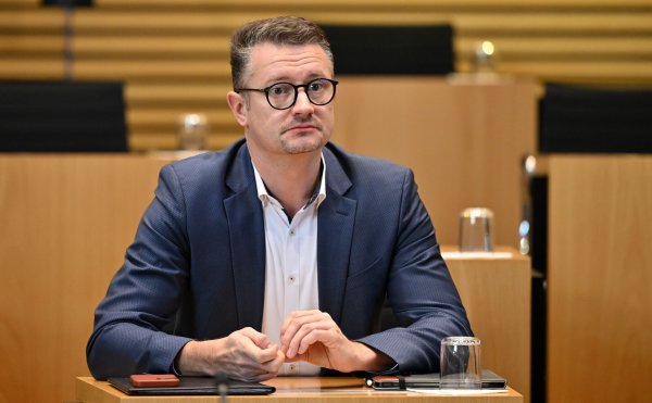 Christian Tischner (CDU) ist Bildungspolitiker und gilt als Vertrauter von Mario Voigt. - © Martin Schutt/dpa