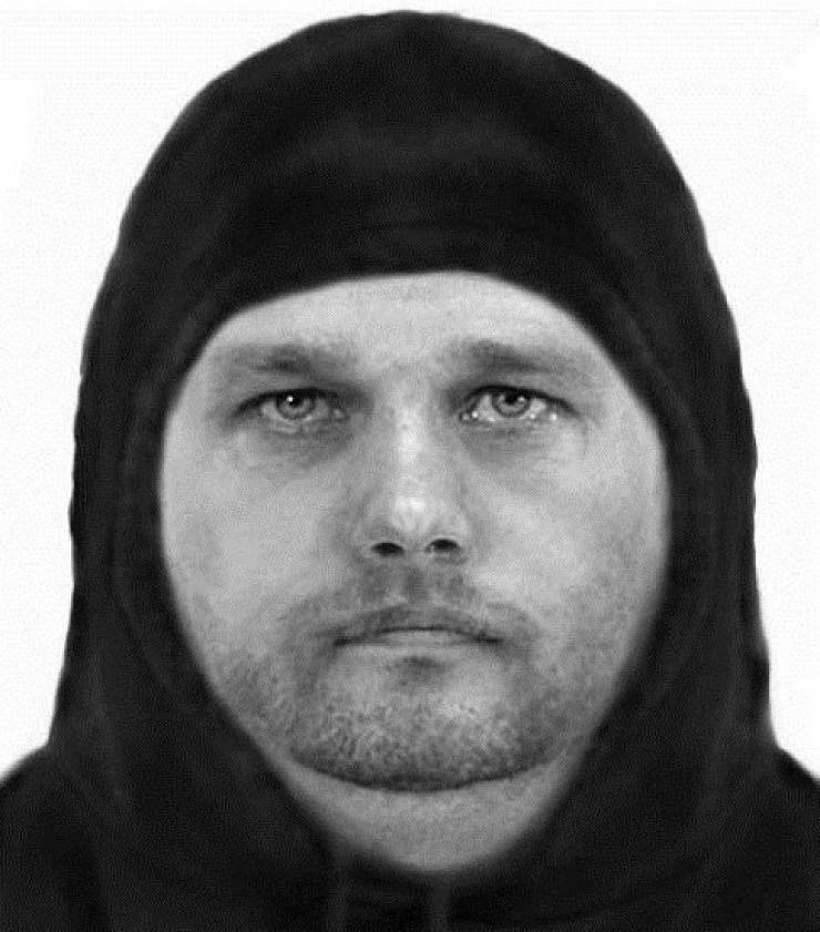 Das ist das Phantombild des Täters in Bielefeld von vor 2 Jahren. Die Ermittler haben Parallelen zum Fall aus Asemissen festgestellt. - © Foto: Polizei Lippe