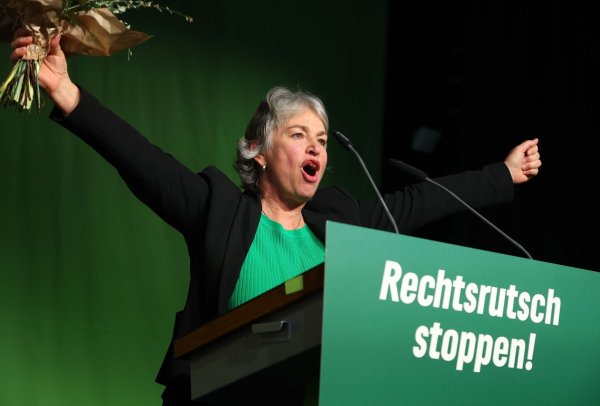 Gisela Sengl wurde zur Co-Vorsitzenden der bayerischen Grünen gewählt. - © Karl-Josef Hildenbrand/dpa