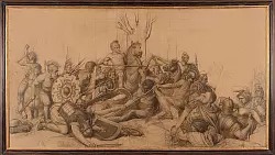 Franz Schr&ouml;der, Schlacht im Teutoburger Wald - &copy; Foto: Lippisches Landesmuseum Detmold