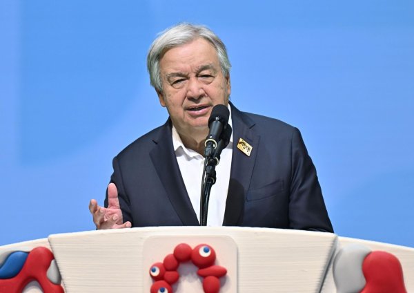Guterres ist über den russischen Angriff auf Kiew erbost. (Archivbild) - © --/kyodo/dpa