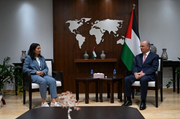 Am Dienstag traf Entwicklungsministerin Reem Alabali Radovan (SPD) den Ministerpräsidenten der palästinensischen Autonomiebehörde in Ramallah. (Archivfoto) - © Katharina Kausche/dpa