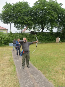 Beim Üben: Die Mitglieder des Freischütz Lemgo. - © Privat