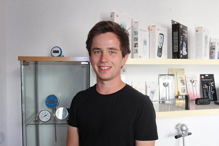 Simon Kölling, Geschäftsführer bei Armatherm Fabrik technischer Messinstrumente, Lemgo