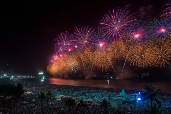 Silvester in Rio De Janeiro - © Foto: Bruna Prado/AP/dpa/Archiv