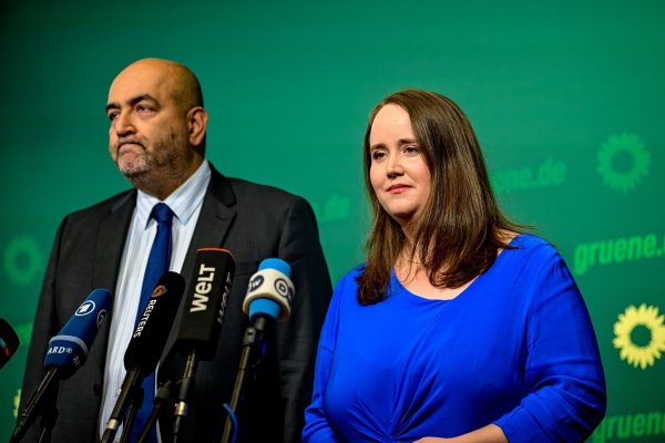 Die Trauer nach der Rücktrittsankündigung kam für die Co-Vorsitzende der Grünen, Ricarda Lang, mit Verzögerung. (Archivfoto) - © Fabian Sommer/dpa